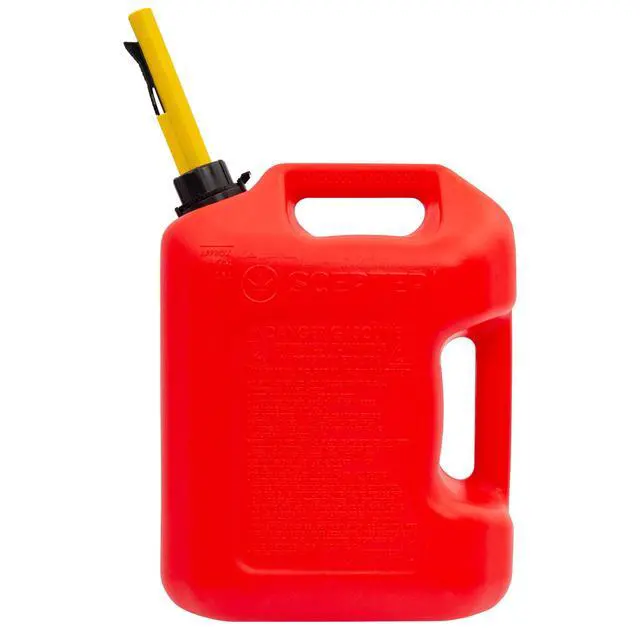 Alt view image 4 of 6 - Scepter Ameri-Can 5 Gallon Gas Can w/ Dual Handles and Easy Flo Spill-Proof Spout FG4G571W
