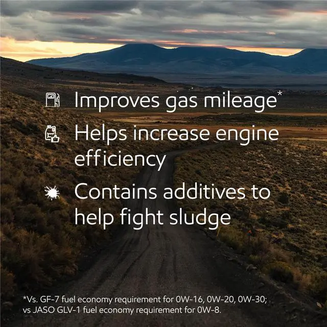 Alt view image 2 of 6 - Mobil 1 Advanced Fuel Economy Full Synthetic Motor Oil 0W-20, 1 Quart