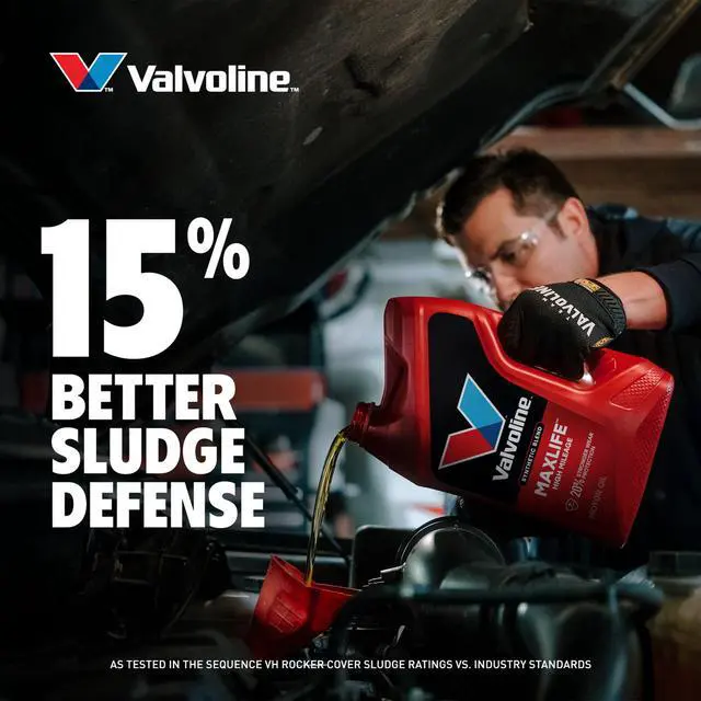 Alt view image 6 of 6 - Valvoline MaxLife High Mileage 5W-30 Synthetic Blend Motor Oil 1 Quart