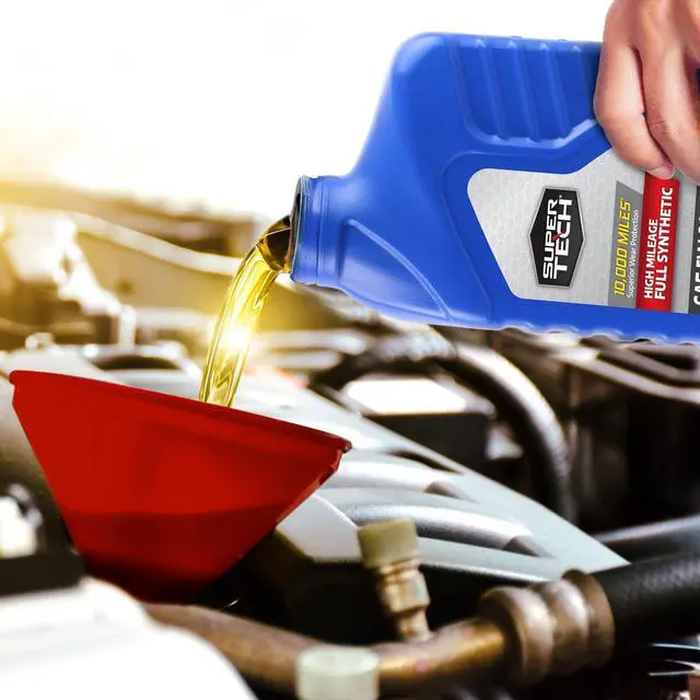Alt view image 4 of 6 - Super Tech High Mileage Full Synthetic SAE 5W-20 Motor Oil, 1 Quart