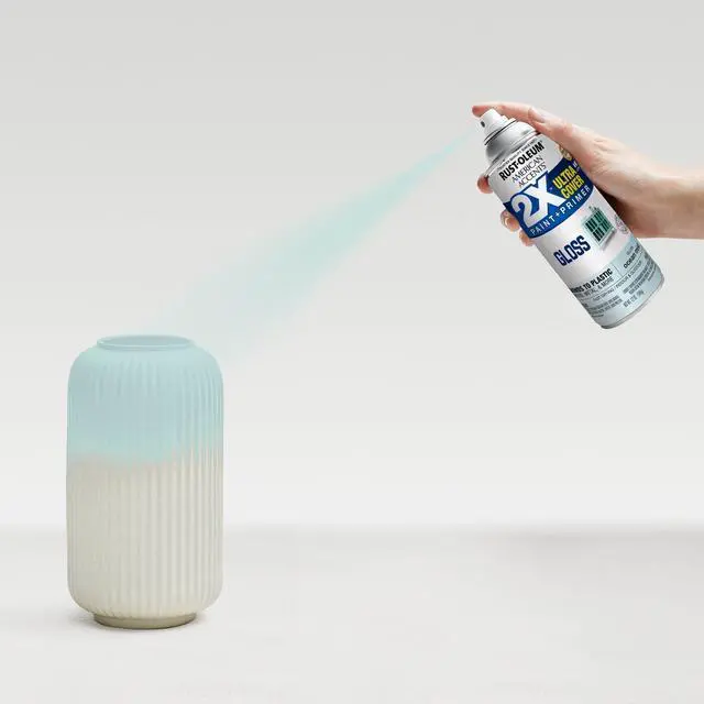 Alt view image 6 of 7 - 12oz Gloss DIY Spray Paint Advanced Cover Technology Comfort Nozzle for Household Decoration Renovation