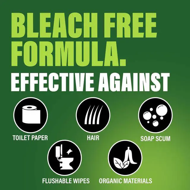Alt view image 2 of 7 - Green Gobbler HeavyDuty Drain Clog Remover Gel No Fume Pipe Cleaner Remove Mineral Deposits for Bathroom Kitchen Drains