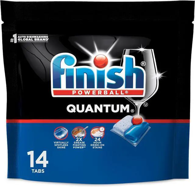 Alt view image 7 of 7 - 14 Count Dishwasher Detergent Pods Fresh Scent 3Chamber Automatic Dishwashing Tablets 2X Grease Cleaning Power, No PreRinse Needed