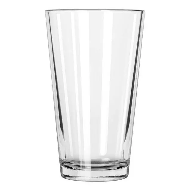 Alt view image 4 of 5 - 4 Pack 16 Oz Clear Pint Glass Cups LeadFree Transparent Drinking Glassware for Beer Water Milk Juice Home Bar Party