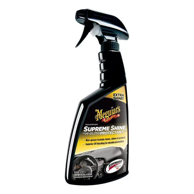 Alt view image 4 of 7 - 2Pack 16 Oz Interior Surface Protectant Spray HighShine UV Protection Cleaner for Vinyl Rubber Plastic Car Dashboard Care