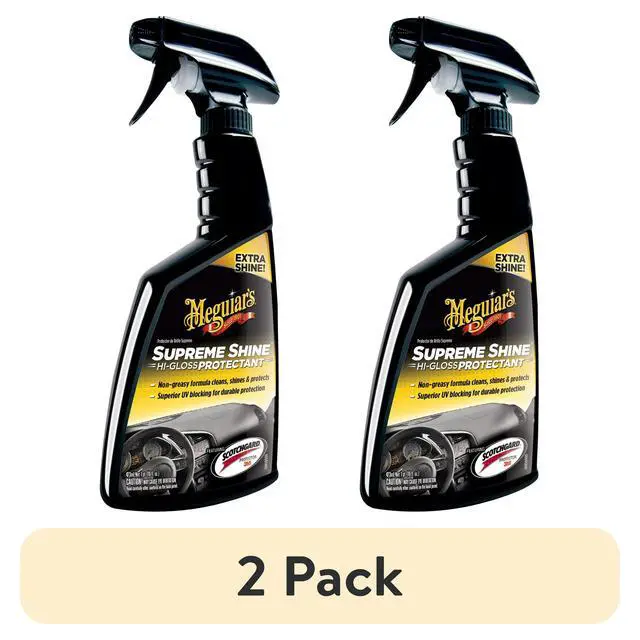Alt view image 7 of 7 - 2Pack 16 Oz Interior Surface Protectant Spray HighShine UV Protection Cleaner for Vinyl Rubber Plastic Car Dashboard Care