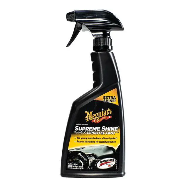 Alt view image 6 of 7 - 2Pack 16 Oz Interior Surface Protectant Spray HighShine UV Protection Cleaner for Vinyl Rubber Plastic Car Dashboard Care