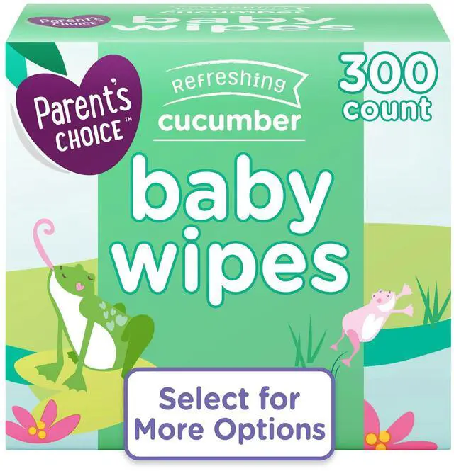 Main image of 300 Count Cucumber Scent Baby Wipes with VitaminE pHBalanced DermatologistTested AlcoholFree Gentle Wet Wipes for Sensitive Skin