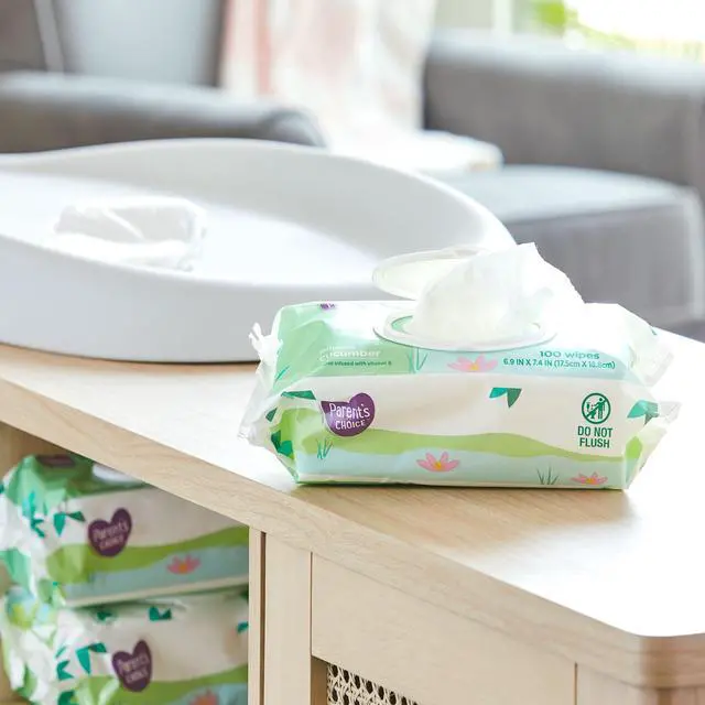 Alt view image 2 of 5 - 300 Count Cucumber Scent Baby Wipes with VitaminE pHBalanced DermatologistTested AlcoholFree Gentle Wet Wipes for Sensitive Skin