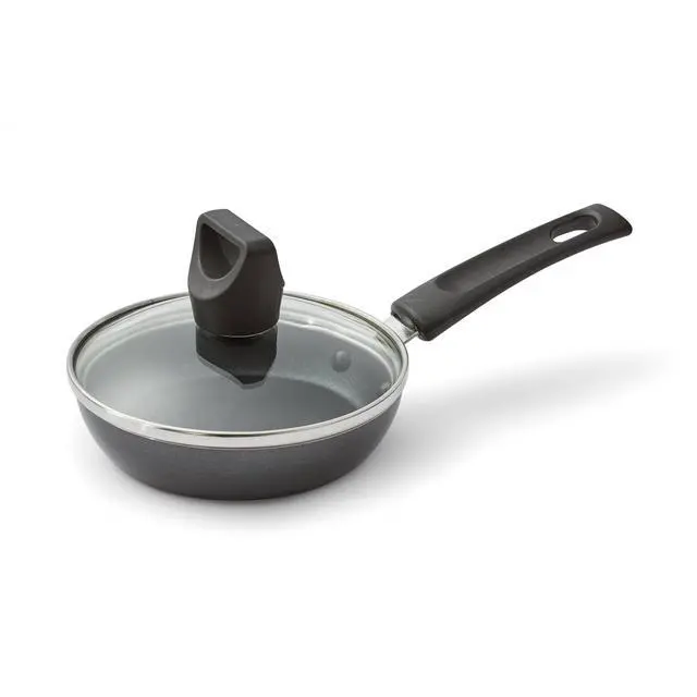 Alt view image 7 of 7 - T-fal Easy Care Nonstick Cookware, Covered One Egg Wonder Fry Pan, 4.5 inch, Black