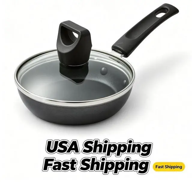 Main image of T-fal Easy Care Nonstick Cookware, Covered One Egg Wonder Fry Pan, 4.5 inch, Black