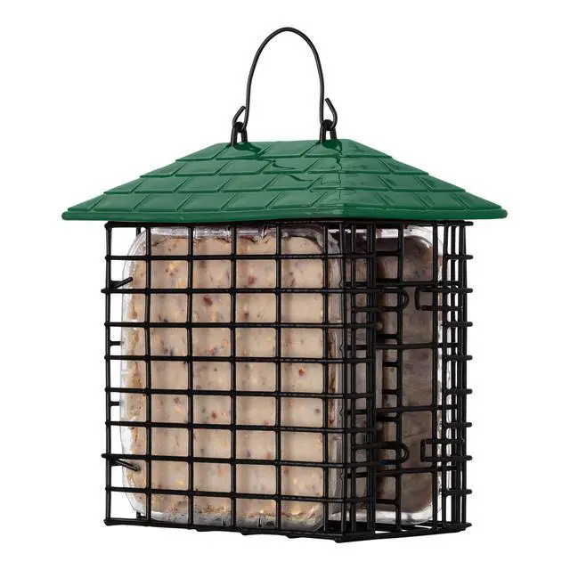 Alt view image 3 of 5 - More Birds Double Suet Feeder with Weather Guard, Wild Bird, Assorted Colors