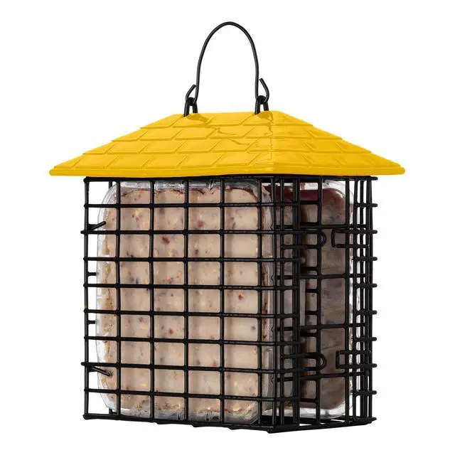 Alt view image 2 of 5 - More Birds Double Suet Feeder with Weather Guard, Wild Bird, Assorted Colors