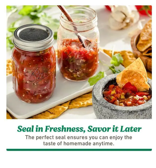 Alt view image 3 of 3 - 6Pack OnePiece LeakProof RegularMouth Mason Jar Storage Lids, Plastic ScrewOn Airtight Lids with Ridged Grip, Freezer & Dishwasher Safe, Not for Canning