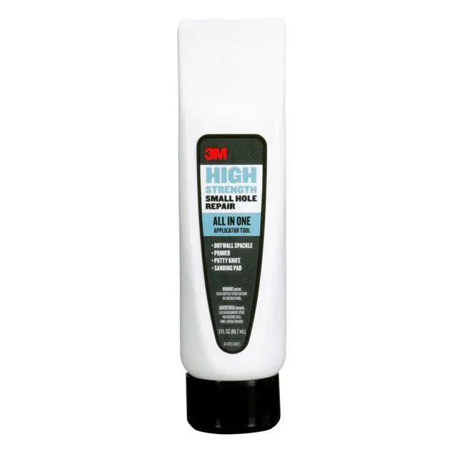Alt view image 2 of 6 - 3 oz Wall Spackling Compound Small Hole Repair Filler White, PrimerEnhanced Wall Patch Up to 3Inch Holes, AllinOne Applicator Tool, NoShrink Interior Exterior Wall Repair Kit 1Pack