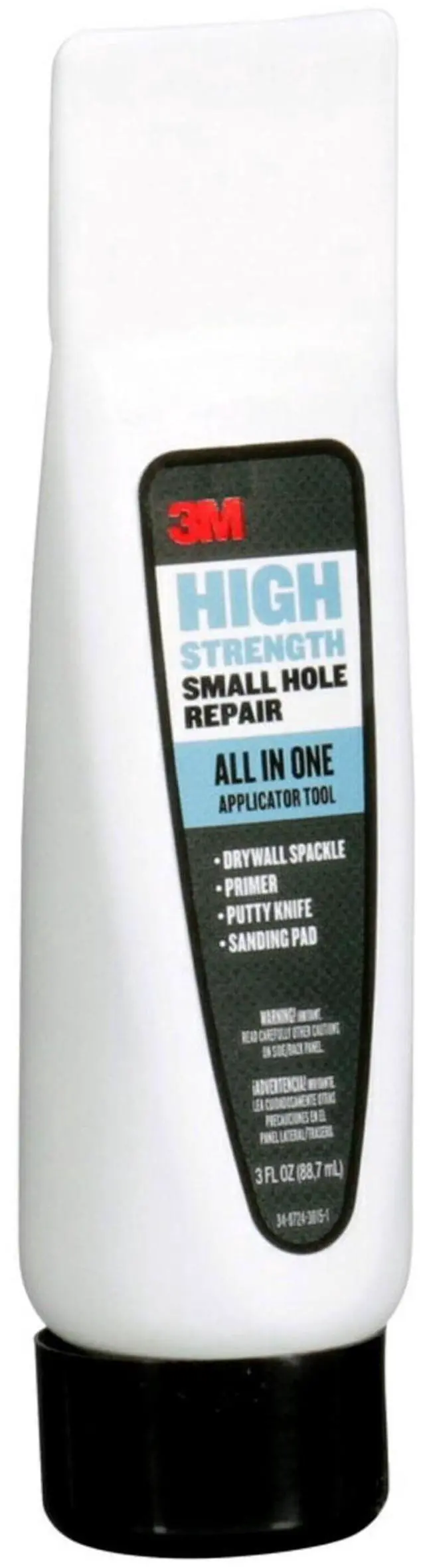 Main image of 3 oz Wall Spackling Compound Small Hole Repair Filler White, PrimerEnhanced Wall Patch Up to 3Inch Holes, AllinOne Applicator Tool, NoShrink Interior Exterior Wall Repair Kit 1Pack