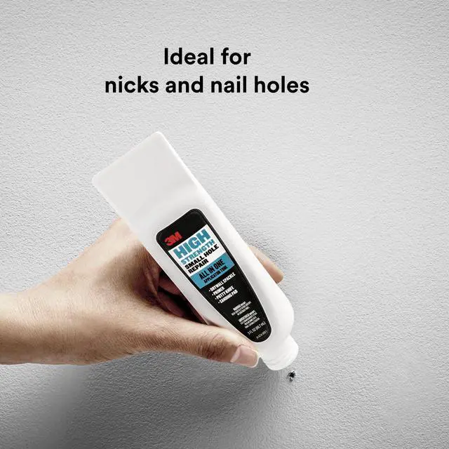 Alt view image 6 of 6 - 3 oz Wall Spackling Compound Small Hole Repair Filler White, PrimerEnhanced Wall Patch Up to 3Inch Holes, AllinOne Applicator Tool, NoShrink Interior Exterior Wall Repair Kit 1Pack