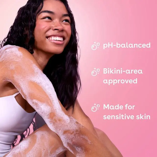 Alt view image 5 of 6 - 16 fl oz Jasmine Peach Creamy Gel Body Wash, Moisturizing Shower Gel with Shea Butter Cocoa Butter VitaminE, pHBalanced Gentle Cleanser for Sensitive Skin, Vegan CrueltyFree Hydrating Body Soap