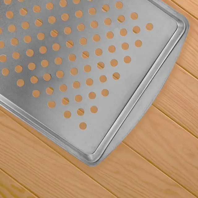 Alt view image 7 of 7 - (4Pack) Expert Grill Steel Barbecue Grill Tray, 13.2" x 9.2" Interior Size, NonStick Grilling Basket for Fish, Shrimp & Vegetables, Outdoor BBQ Accessories