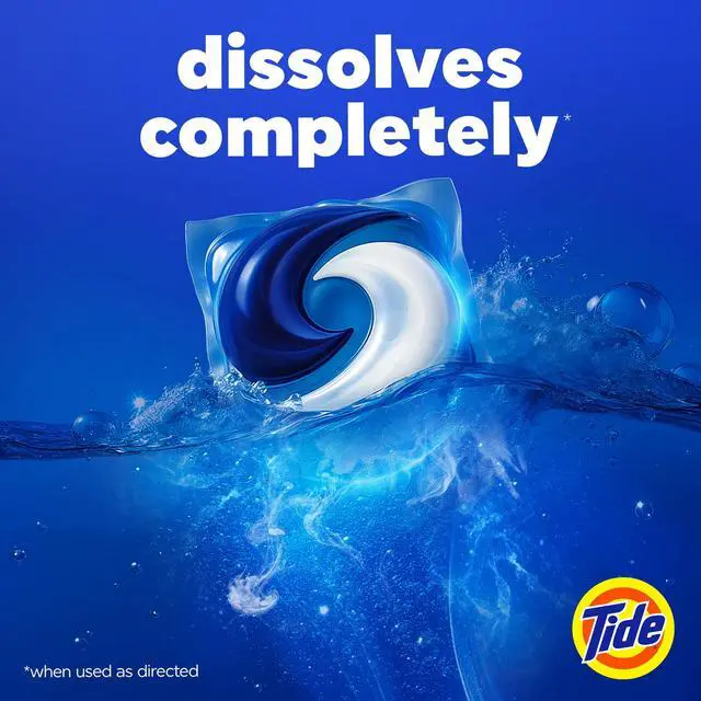 Alt view image 5 of 6 - Tide PODS Ultra OXI Laundry Detergent Pacs, 4in1 Stain Remover Pods, Cold Water Compatible, 32Count