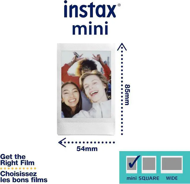 Alt view image 3 of 5 - FUJIFILM Instax Mini Instant Film TwinPack, White Border, 20 Exposures, ISO 800, for Instax Mini Instant Cameras