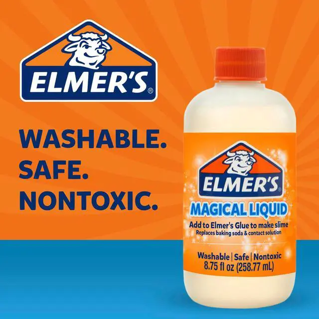Alt view image 4 of 6 - Elmer's Magical Liquid Slime Activator Solution, 8.75 oz, NonToxic Washable AllinOne Slime Making Liquid for Elmers Glue