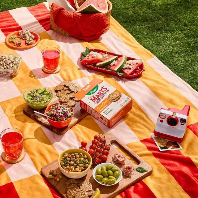 Alt view image 2 of 6 - Marys Gone Crackers Super Seed Organic Everything Crackers, GlutenFree, WholeGrain Vegan Snack, 4 oz