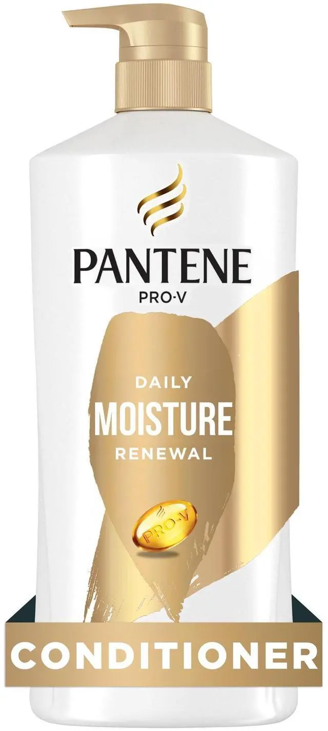 Main image of Pantene ProV Daily Moisture Renewal Conditioner, Hydrating Conditioner for All Hair Types, 25.1 fl oz, 72Hour LongLasting Moisture