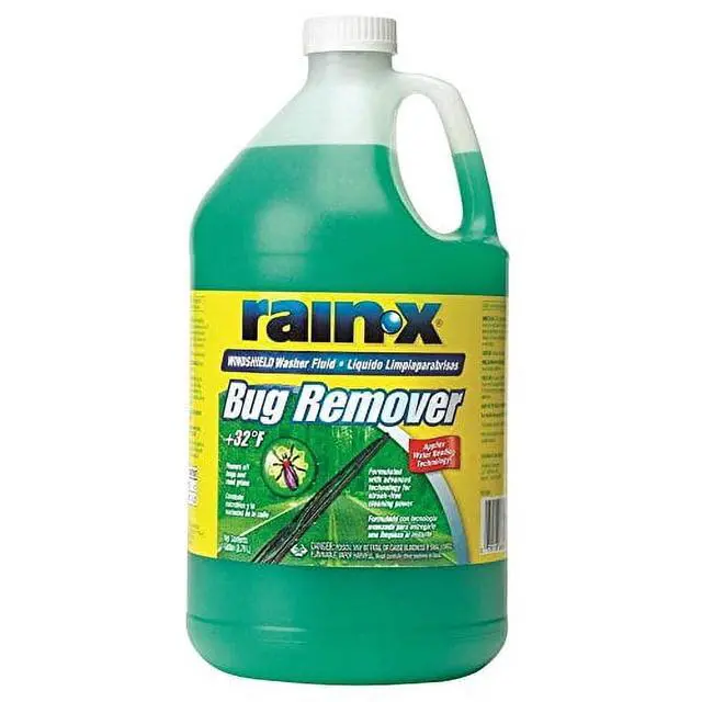 Alt view image 3 of 4 - (2Pack) RainX Bug Remover Windshield Washer Fluid, 1 Gallon Each, StreakFree WaterBeading Windshield Cleaner for Cars, Trucks & SUVs
