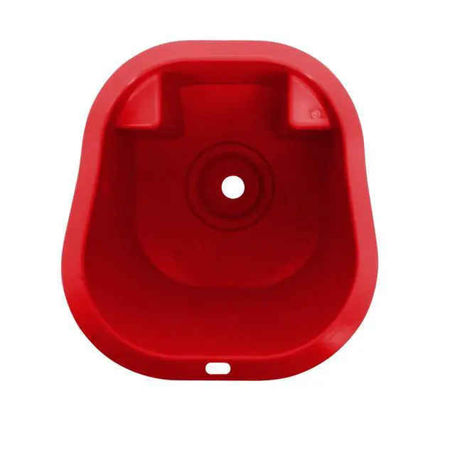 Alt view image 5 of 5 - Hyper Tough Large MultiUse Plastic Funnel, Red, Automotive & HeavyEquipment FluidPouring Funnel With Filter Screen & Splash Guard