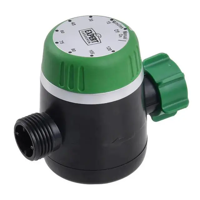 Alt view image 2 of 7 - Mechanical Outdoor Water Timer Battery-Free 2 Hours Auto Stop Garden Hose Irrigation Controller