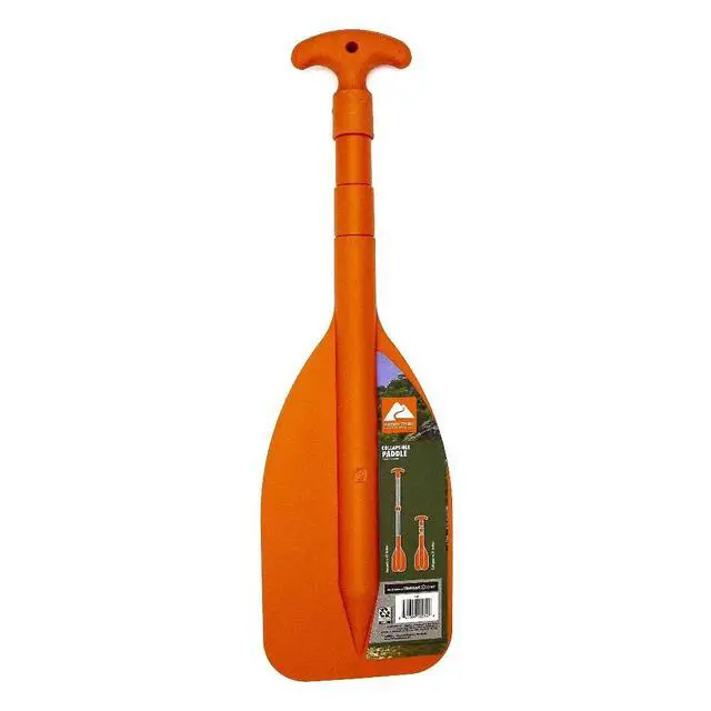 Alt view image 2 of 7 - 41in Telescoping Collapsible Emergency Paddle Aluminum Shaft Portable Spare Oar For Kayak Canoe Small Boat