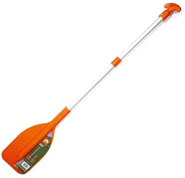 Alt view image 5 of 7 - 41in Telescoping Collapsible Emergency Paddle Aluminum Shaft Portable Spare Oar For Kayak Canoe Small Boat