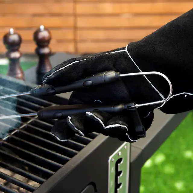Alt view image 5 of 5 - (10 pack) Expert Grill Stainless Steel Locking Barbecue Tongs with Black Detachable Handle