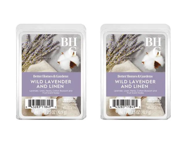 Alt view image 4 of 6 - (2 pack) Wild Lavender & Linen Scented Wax Melts, Better Homes & Gardens, 2.5 oz