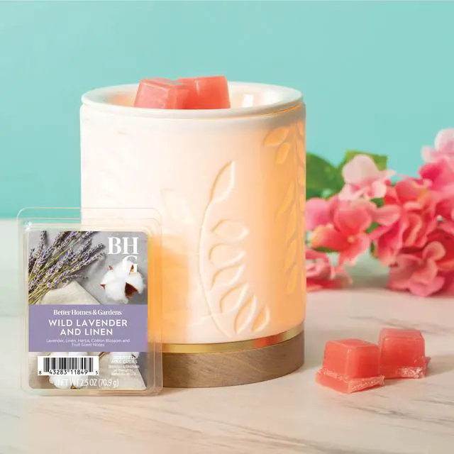 Alt view image 6 of 6 - (2 pack) Wild Lavender & Linen Scented Wax Melts, Better Homes & Gardens, 2.5 oz