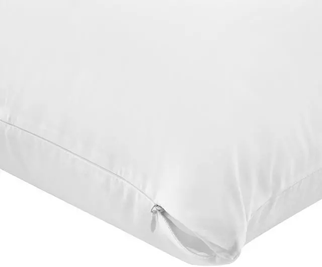 Alt view image 3 of 5 - Mainstays Cotton Touch Pillow Cover Protector , S/Q Zippered, Soft, (2 Count)