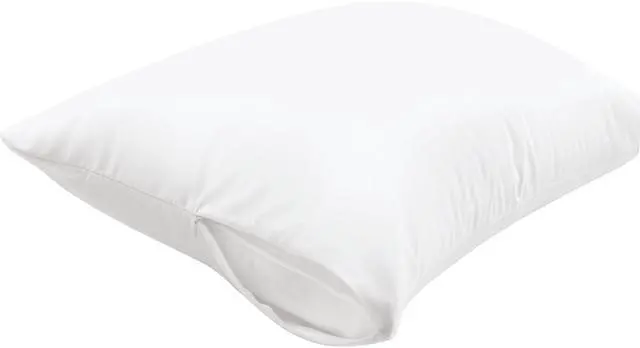Alt view image 2 of 5 - Mainstays Cotton Touch Pillow Cover Protector , S/Q Zippered, Soft, (2 Count)