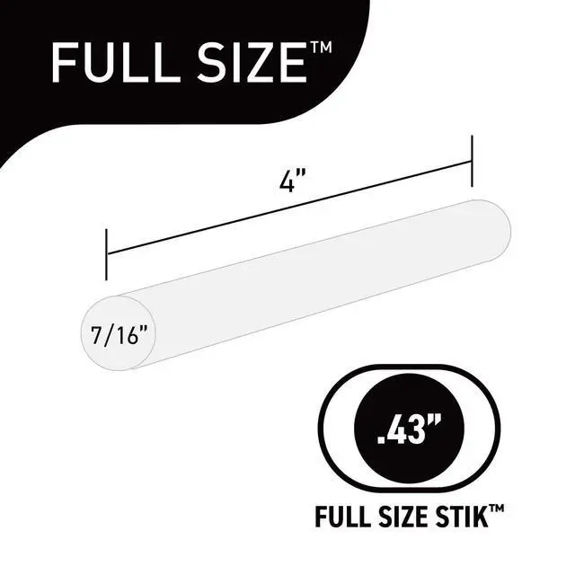 Alt view image 7 of 7 - Surebonder All Purpose Clear 4-inch Full Size Hot Glue Sticks - 30 Pack