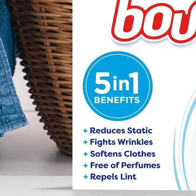 Alt view image 6 of 7 - Bounce Free & Gentle Fabric Softener Dryer Sheets, Unscented, 120 Count