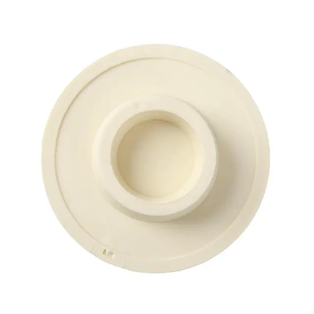 Alt view image 6 of 7 - Mainstays Rubber Tub Stopper with Stainless Steel Beaded Chain White Fits 1.5" - 2" Drains