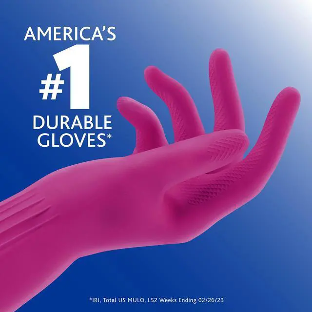 Alt view image 5 of 7 - O-Cedar Playtex® Living Gloves, Reusable Cleaning Gloves, Medium, 2 Pairs
