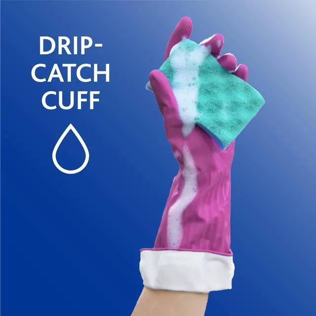 Alt view image 4 of 7 - O-Cedar Playtex® Living Gloves, Reusable Cleaning Gloves, Medium, 2 Pairs