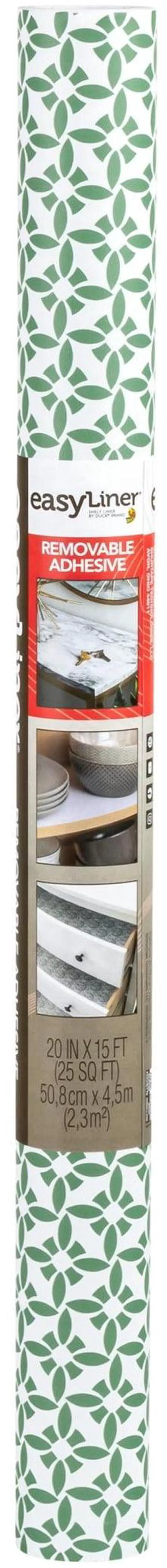 Main image of EasyLiner Removable Adhesive Shelf Liner, Fern Starburst 20" x 15' Roll