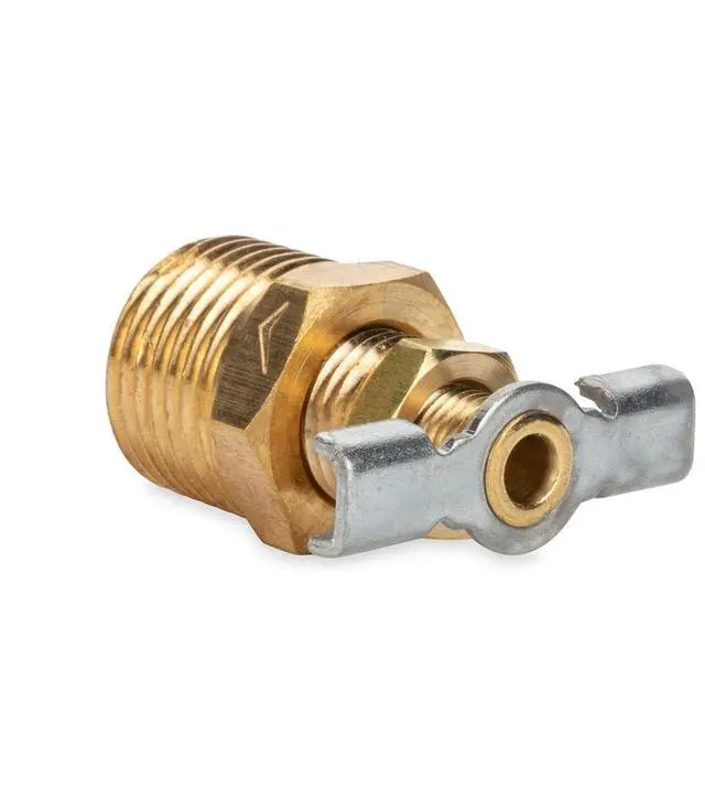 Main image of Camco ½" RV Water Heater Replacement Drain Valve - Durable Brass Construction - (11703)