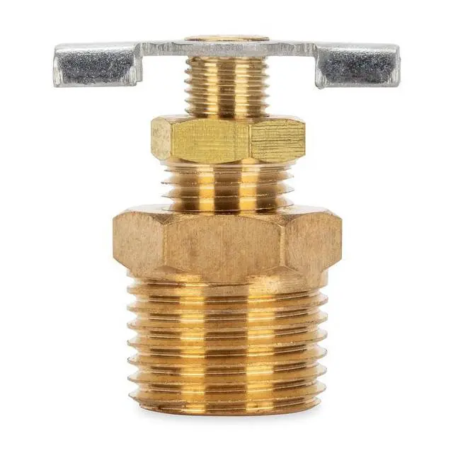 Alt view image 4 of 5 - Camco ½" RV Water Heater Replacement Drain Valve - Durable Brass Construction - (11703)