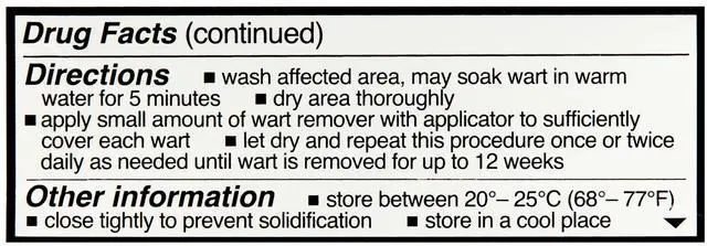 Alt view image 7 of 7 - Equate Maximum Strength Liquid Wart Remover, 0.31 fl oz, Topical Wart Removal Treatment