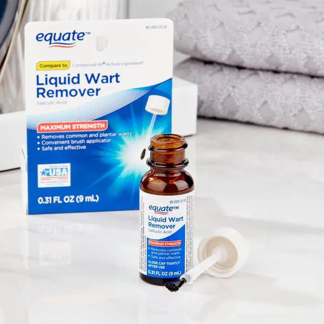 Alt view image 5 of 7 - Equate Maximum Strength Liquid Wart Remover, 0.31 fl oz, Topical Wart Removal Treatment