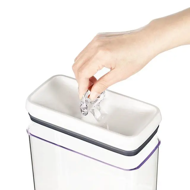 Alt view image 4 of 7 - Better Homes & Gardens FlipTite Rectangular Food Storage Container, 11.1 Cup, Airtight Lidded Container for Kitchen Pantry & Leftovers