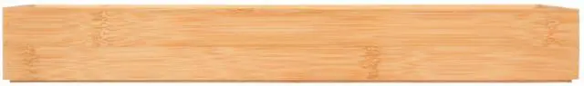 Alt view image 3 of 5 - Better Homes & Gardens Long Bamboo Drawer Organizer Tray, Natural Bamboo, 15" W x 5.98" D x 1.97" H, Kitchen & Desk Drawer Storage Bin